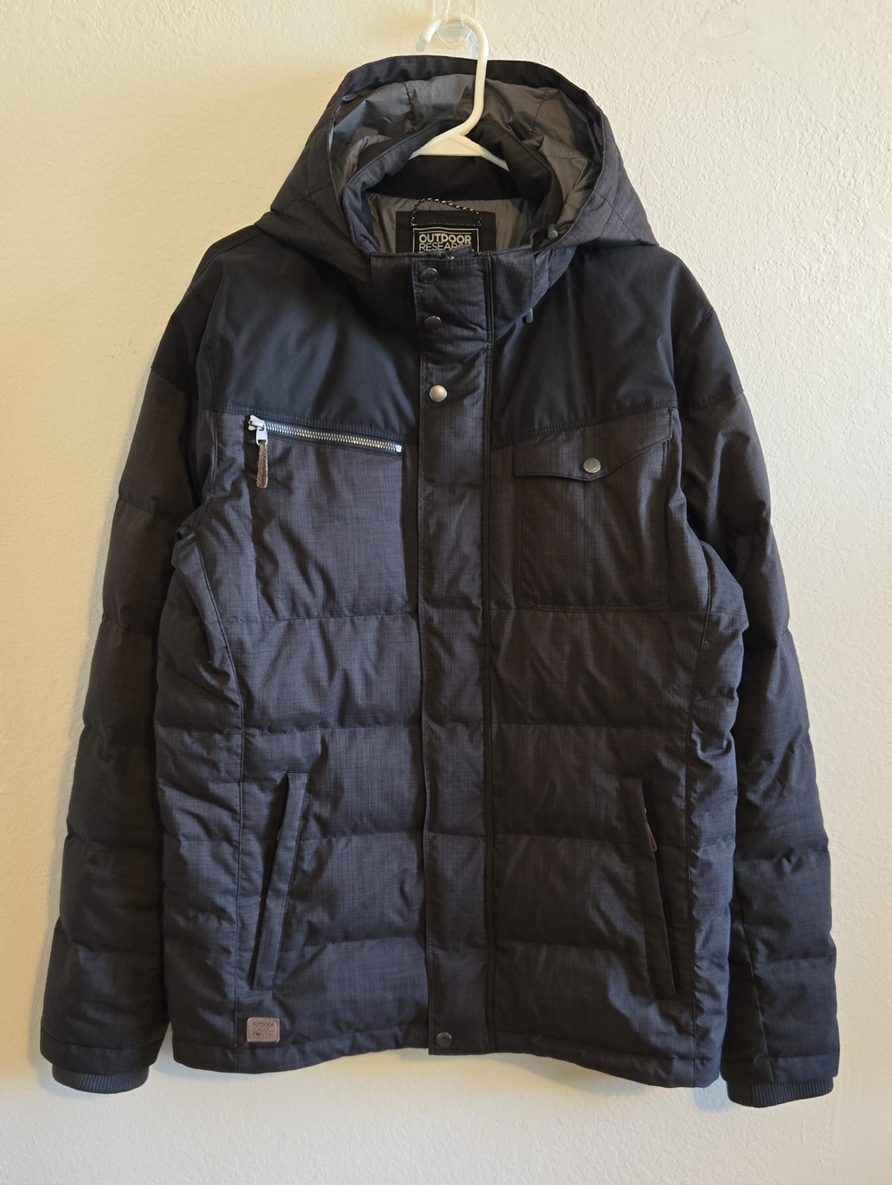 Outdoor Research Whitefish Down Jacket - Charcoal Black